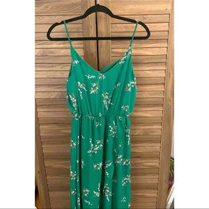 Francesca's Floral High Low Maxi Dress